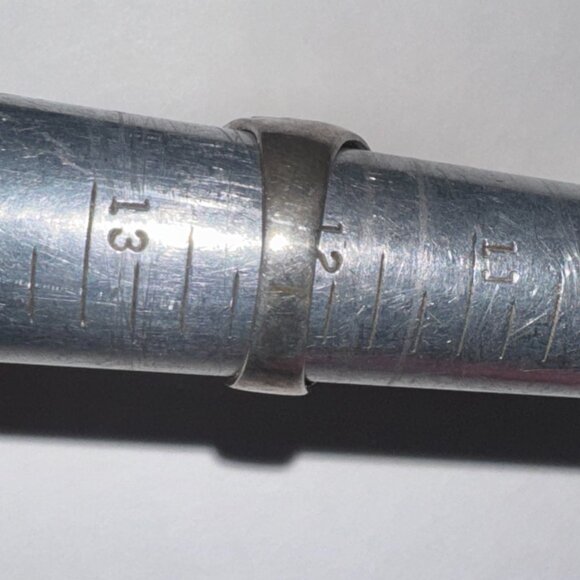 Sterling Silver Flame Skull Ring, Size 12 - Picture 10 of 15